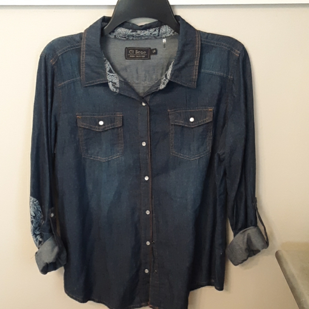Denim shirt